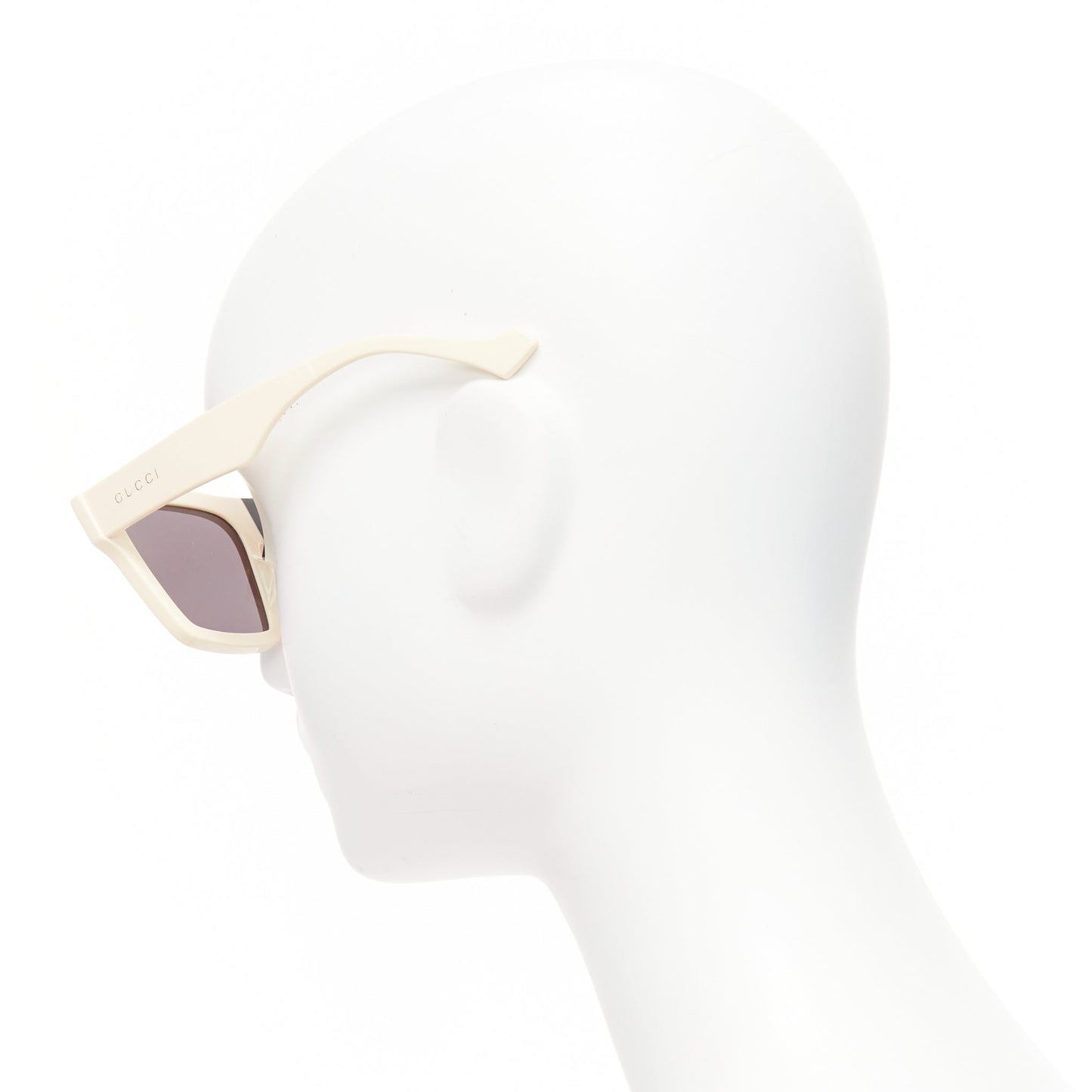 GUCCI GG0962S black cream GG cruella bicolor square shape sunglasses