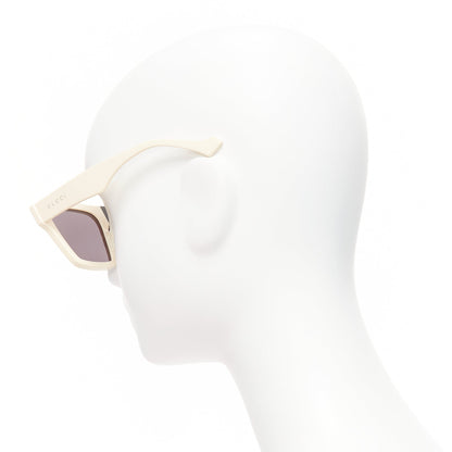 GUCCI GG0962S black cream GG cruella bicolor square shape sunglasses